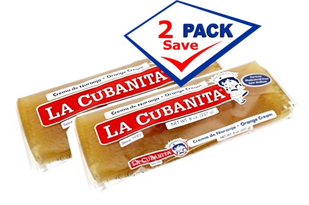 Orange cream La Cubanita .  8 oz Pack of 2